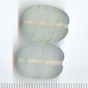 Glasperlen Klar-Grn-Hellblau
