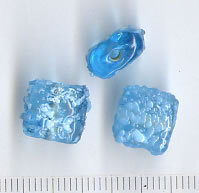 Glasperlen Hellblau