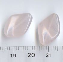 Glasperlen Rosa