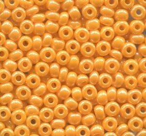 2,6mm Rocailles Orange Perlglanz