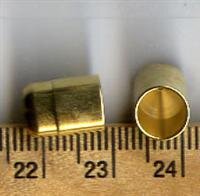 8x11mm Kappen für Häkelketten Goldfarben
