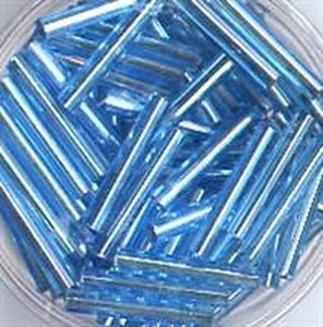 15 mm Stifte Hellblau mit Silbereinzug