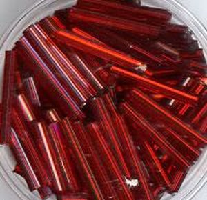 15 mm Stifte Rot mit Silbereinzug