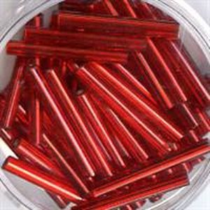 20 mm Stifte Rot mit Silbereinzug