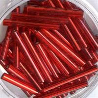 20 mm Stifte Rot mit Silbereinzug