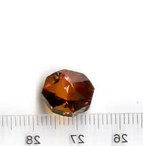 Swarovski Crystal Copper Achteck