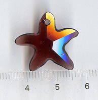Swarovski Burgundy  Seestern