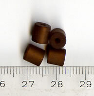 6x6mm Polaris Dunkelbraun Matt