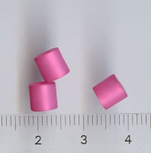 6 x 6mm Polaris Pink Matt