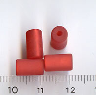 10 x6mm Polaris Rot Matt