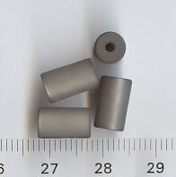 10x6mm Polaris Dunkelgrau Matt