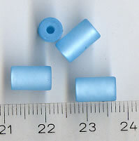 10 x 6mm Polaris Hellblau Matt