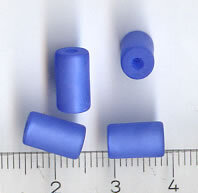 10 x 6mm Polaris Blau Matt