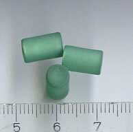 10x 6mm Polaris Grün Matt