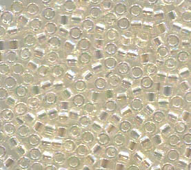 11/0 Delica Cream Crystal AB 109