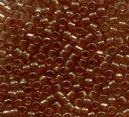 11/0 Delica Dark Topaz Gold Lüsternd 121