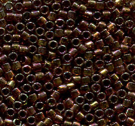 11/0 Delica Pink Lüsternd Light Olive 126