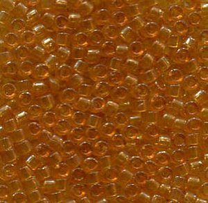 11/0 Delica Transparent Honey Lsternd 119