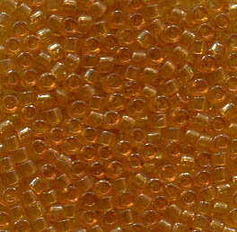 11/0 Delica Transparent Honey Lüsternd 119