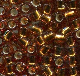 11/0 Delica Silver Lined Amber 144