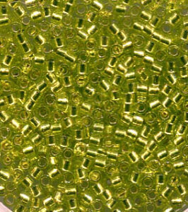 11/0 Delica Silver Lined Chartreuse 147