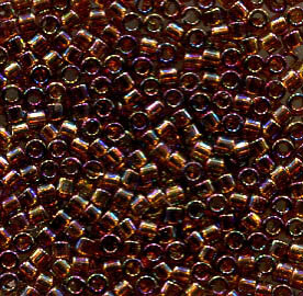 11/0 Delica Transparent Amber AB 170
