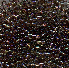 11/0 Delica Transparent Bronze AB 180