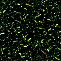 11/0 Delica Copper Lined Olivine 182