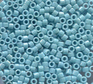 11/0 Delica Opak Light Aqua Luster 217