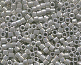 11/0 Delica Fancy Frosted Pale Grey  252