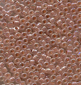 11/0 Delica Taube Lined Crystal Luster 256