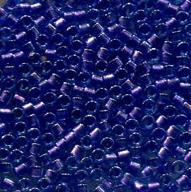 11/0 Delica Amethyst Lined Aqua 284