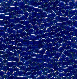 11/0 Delica Aqua Lined Sapphire 285