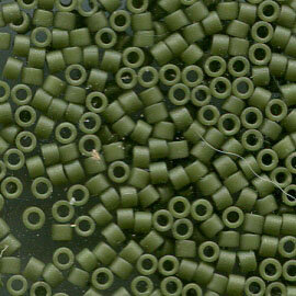 11/0 Delica Matt Opak Olive 391