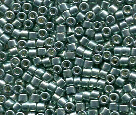 11/0 Delica Galvanized Turqoise Dyed 415