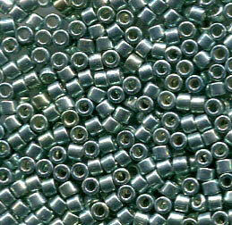 11/0 Delica Galvanized Grey Dyed 416