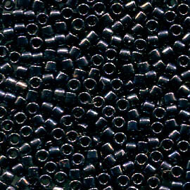 11/0 Delica Galvanized Dark Gunmetall 453