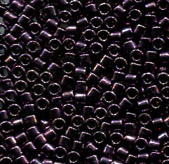 11/0 Delica Galvanized Plum Dyed  455