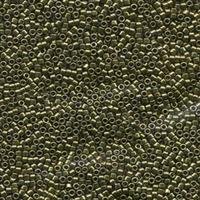 11/0 Delica Galvanized Olive Dyed  456