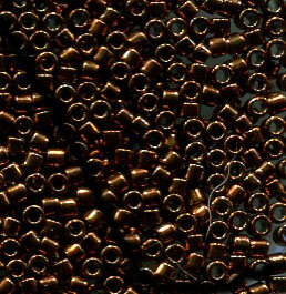 11/0 Delica Galvanized Copper Dyed 461