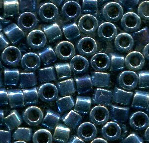 11/0 Delica Metallic Dark Blue AB 514