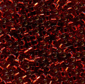 11/0 Delica Silverlined Burnt Orange Dyed 603