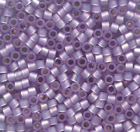 11/0 Delica Silverlined Lavander/Alabaster Dyed 629