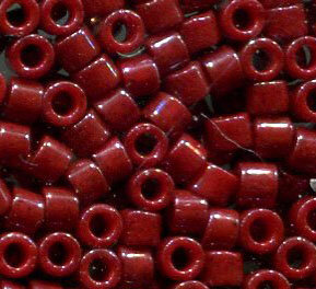 11/0 Delica Dyed Opak Cranberry 654