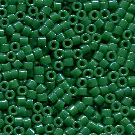 11/0 Delica Dyed Opak Jade Green 656