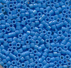 11/0 Delica Dyed Opak Capri Blue 659