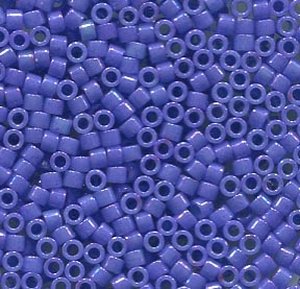 11/0 Delica Dyed Opak Purple  661