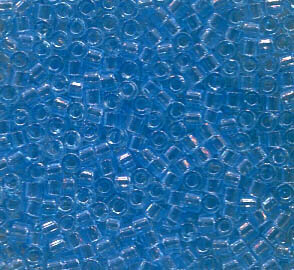 11/0 Delica Transparent Light Blue 706
