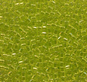 11/0 Delica Transparent Chartreuse 712