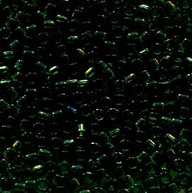 11/0 Delica Transparent Green 713